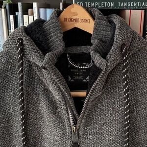 Point Zero | S | Zip-Up Sweater Hoodie
